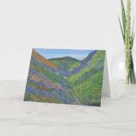 Cartão Placa de Dia de as mães feliz - Primavera na monta