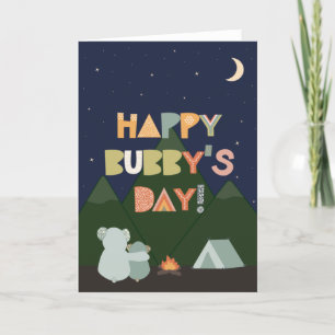 Cartão Placa de dia de as mães para Bubby
