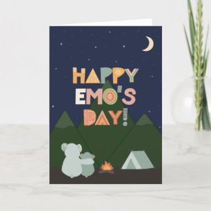 Cartão Placa de dia de as mães para Emo