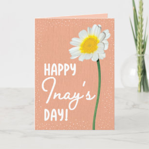 Cartão Placa de dia de as mães para Entrada