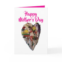 Placa de Dia de as mães para escultura cardíaca em