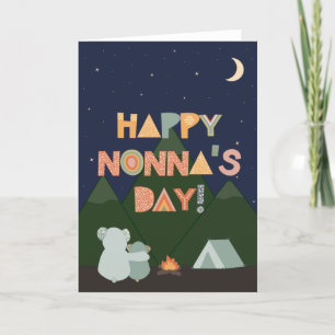 Cartão Placa de dia de as mães para Nonna