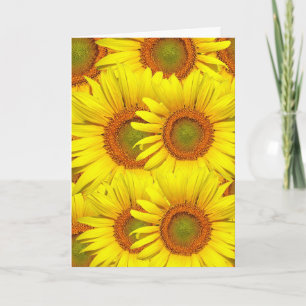 CARTÃO PLACA DE DIA DE AS MÃES SUNFLOWERS