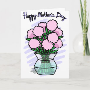 Cartão Placa de dia de as mães (versão 1 de 3)