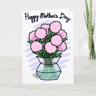 Cartão Placa de dia de as mães (versão 1 de 3)