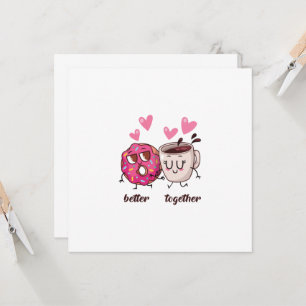 Cartão Placa de Dia de os namorados Melhor Juntas