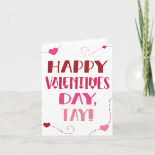 Cartão Placa de dia de os namorados para bandeja (Pai no