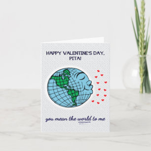 Cartão Placa de dia de os namorados para Pita (Pai em Hin