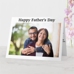 Cartão Placa de dia de os pais