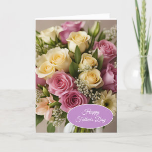 Cartão Placa de dia de os pais