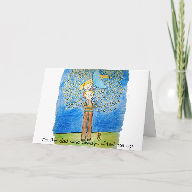 Cartão Placa de Dia de os pais cômoda (Frente)