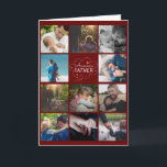 Cartão Placa de Dia de os pais de Colagem de Fotos Person<br><div class="desc">personalizado A placa de Dia de os pais perfeita, presente seu pai personalizado com suas fotos e texto, Edite o texto e personalize as fontes e cores para criar seus cartões de Dia de os pais exclusivos para pai e vovô, Este design moderno minimalista apresenta um layout de colagem de...</div>