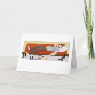 Cartão Placa de Dia de os pais do Pai Deadbeat