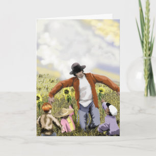 Cartão Placa de Dia de os pais Pa-Crow