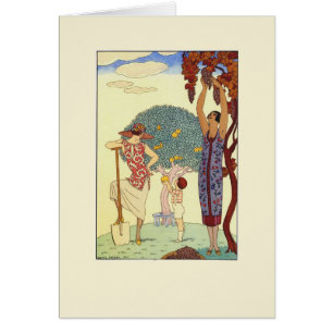 Cartão placa de forma do 1920, vestidos