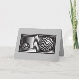 Cartão Placa de Formas Optics through