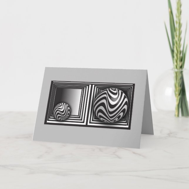 Cartão Placa de Formas Optics through (Frente)