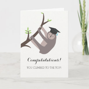 Cartão Placa de graduação de largura com tassel azul clar