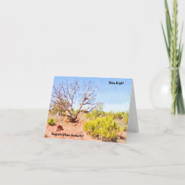 Cartão Placa de Graduação do Southwest Scenery