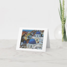 Cartão Placa de Grécia de Arte Têxtil