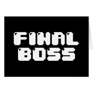 CARTÃO PLACA DE GREETING DE CHEFE FINAL