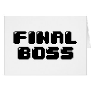 CARTÃO PLACA DE GREETING DE CHEFE FINAL