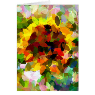 CARTÃO PLACA DE GREETINGS SUNFLOWER