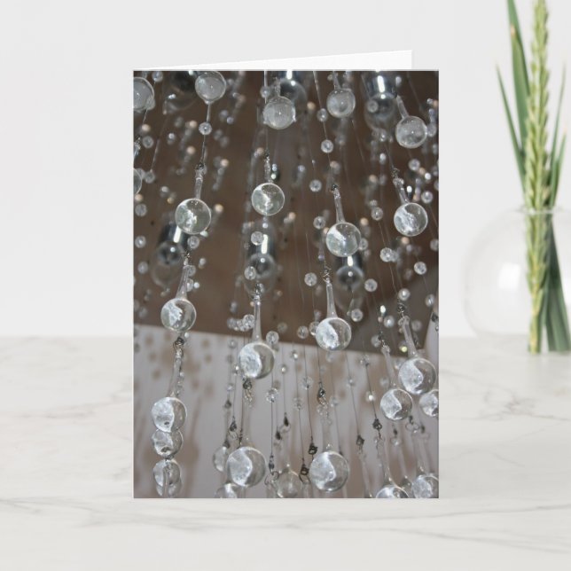 Cartão Placa de instalação de cristais leves (Frente)