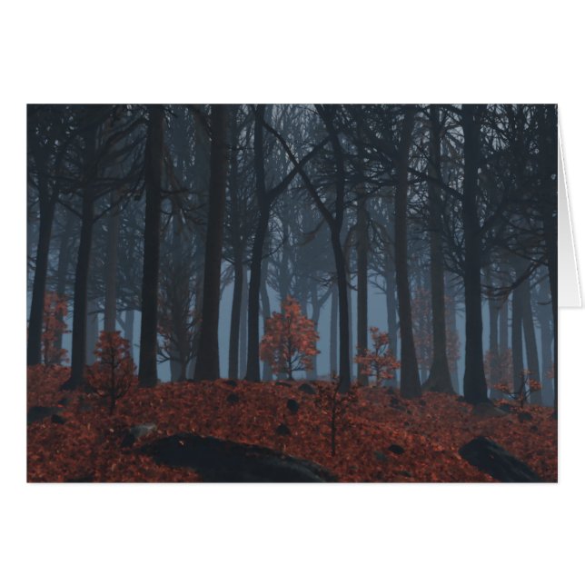 Cartão Placa de Inverno (Frente Horizontal)