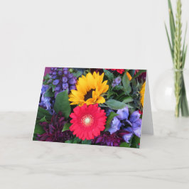 Cartão Placa de Jardim Flor