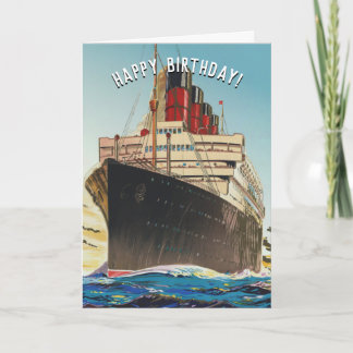 CARTÃO PLACA DE LINER OCEANO PERSONALIZÁVEL