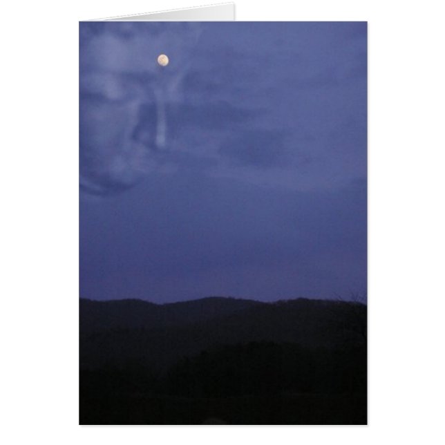 Cartão Placa de Lua BUDHA (Frente)