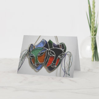 Cartão Placa de máscara de vidro contida