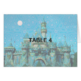 Cartão Placa de Mesa Noite Encantada