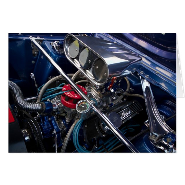 Cartão Placa De Motor De Automóveis Limpa (Frente Horizontal)