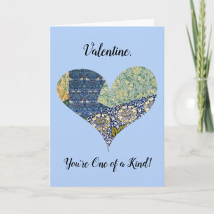 Cartão Placa de Namorados Vintage Floral Heart Series 5