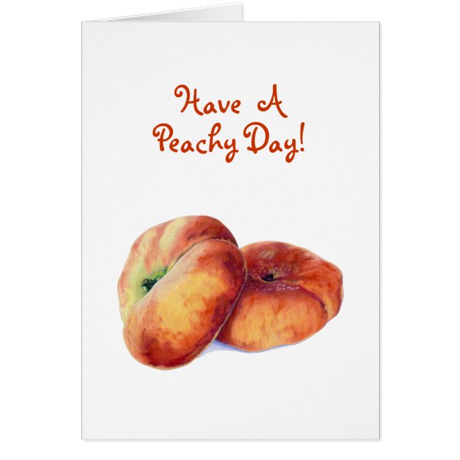 Cartão Placa de Nectarinas Planas (Frente)