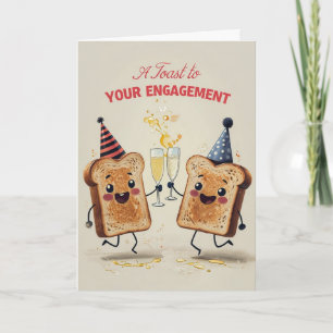 Cartão Placa de noivado