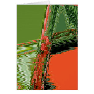 Cartão Placa de Nota de Abstrato Begonia