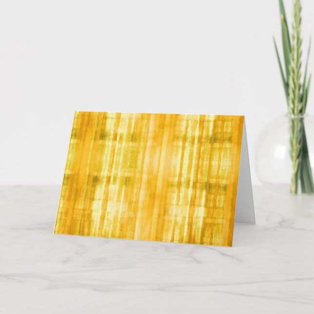 Cartão Placa de Nota de Arte Moderna com Abstrato de Cor  (Frente)