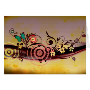 Cartão Placa de Nota de Explosão de primavera