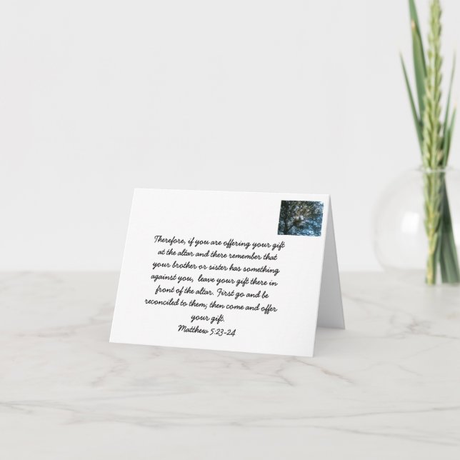 Cartão Placa de Nota de Resolução de Conflitos (Frente)