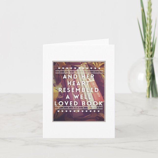 Cartão Placa de Nota do Livro - Dentro do Vazio (Frente)