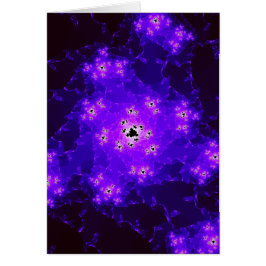 Cartão Placa de Nota Fraca do Vazio Nebula