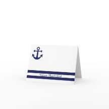 Placa de Nota Profissional de Âncora Náutica