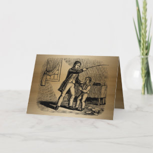 Cartão Placa de Pai Engraçado com Alternativo Incorreto