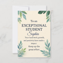 Cartão Placa de Parabéns Elegante para uma Rua excepciona