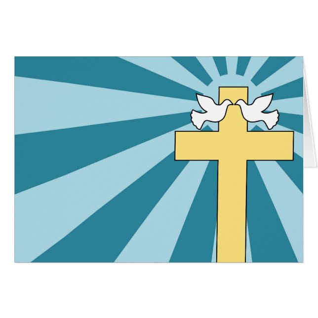 Cartão Placa de páscoa (Frente Horizontal)