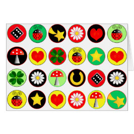 CARTÃO PLACA DE PONTOS DE SORTE