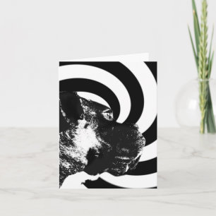 Cartão Placa de pop boxer